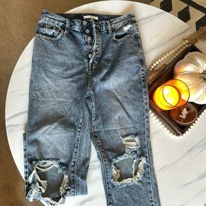 Pacsun High Rise Straight Jeans